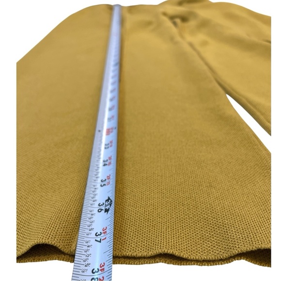 STYLEWE Wide Leg Ankle Pants, Elastic Waist, Mustard Yellow, Women’s, Size 1X - Picture 2 of 12